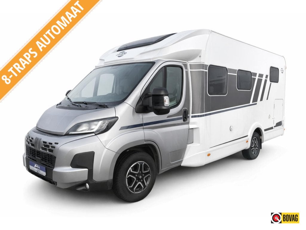 Carado T338 Pro+, Caravans en Kamperen, Campers, Bedrijf, tot en met 4, Half-integraal, Carado, Fiat, Diesel, Automaat, Standaard zit