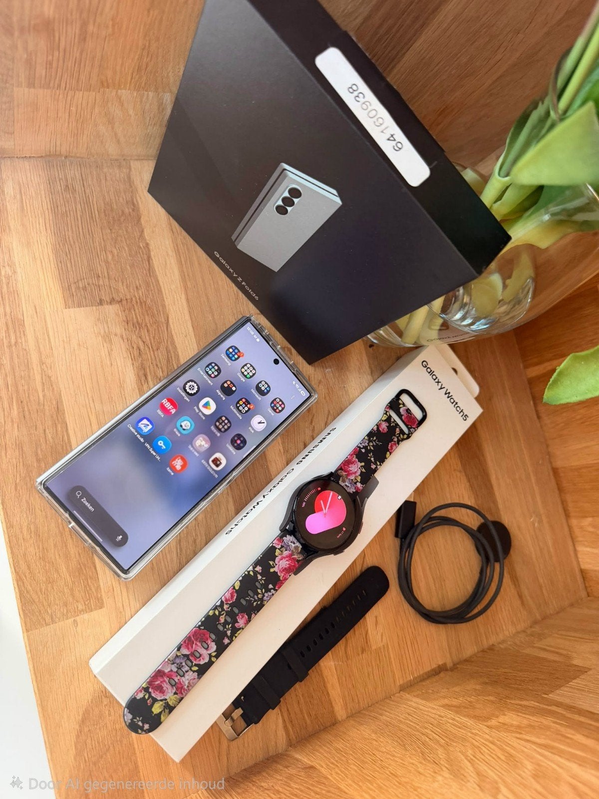 Samsung Galaxy Z Fold 6 + Galaxy Watch 5 LTE, Audio, Tv en Foto, Ophalen of Verzenden