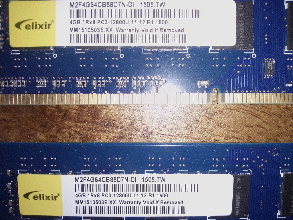 2x  4gb  ram  ddr3  1600  in top staat, Computers en Software, Ophalen, Gebruikt, 8 GB, DDR3