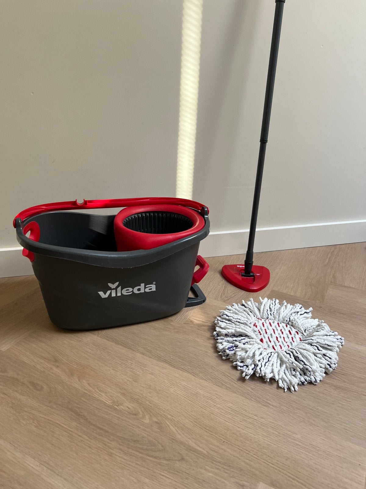 Vileda Turbo dweilsysteem met emmer en mop, Ophalen, Dweilemmer, -bak, of -wagen