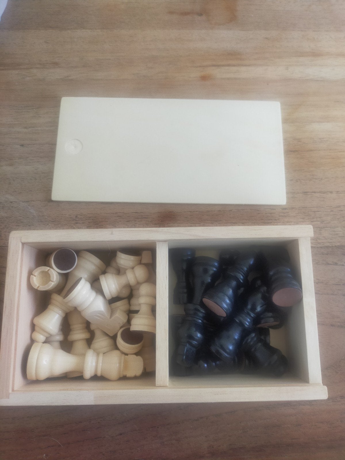 Schaakstukken, Ophalen
