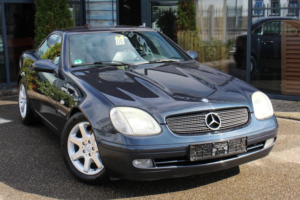 Mercedes-Benz SLK 230 K. Eibach, AMG, Ate Power Disc, Auto's, Oldtimers, Stof, Cabriolet, Zwart, Mercedes-Benz