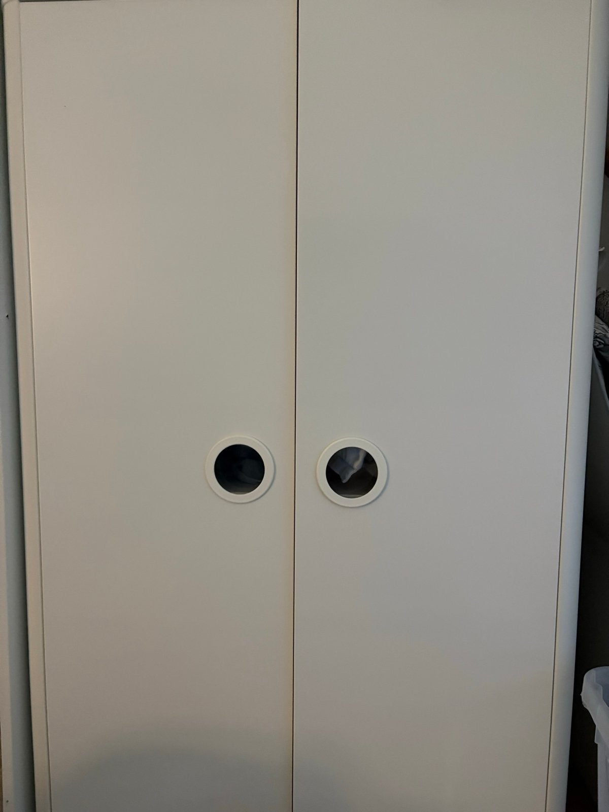 Witte IKEA kast met deuren, Ophalen, Gebruikt, 50 tot 100 cm, 150 tot 200 cm