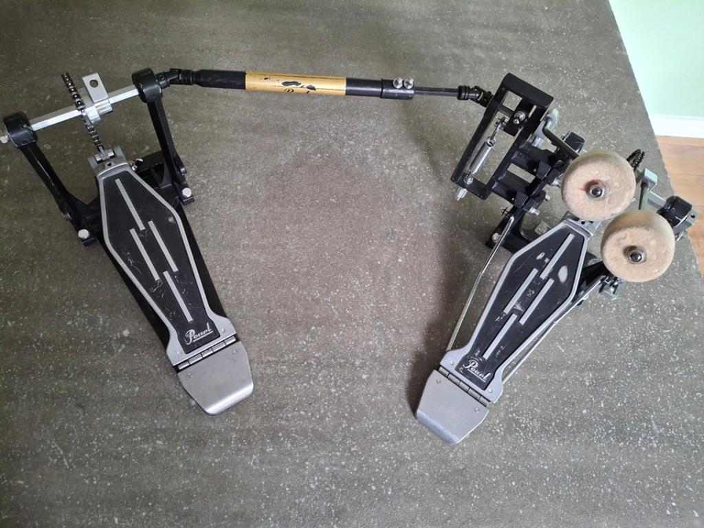 Drumspullen double bass, hihat bekkens, dempvellen, Ophalen of Verzenden, Gebruikt, Overige merken