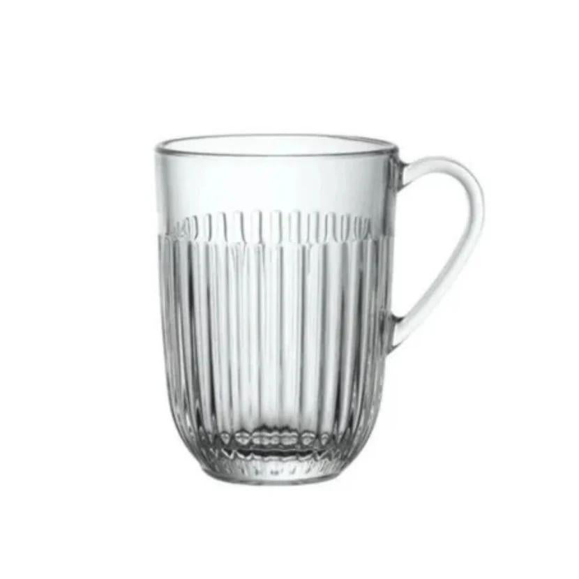 6x Ouessant Bistrot Mug glazen mok 400 ml van La Rochere APS, Glas of Glazen, Ophalen of Verzenden, Overige stijlen, Glas
