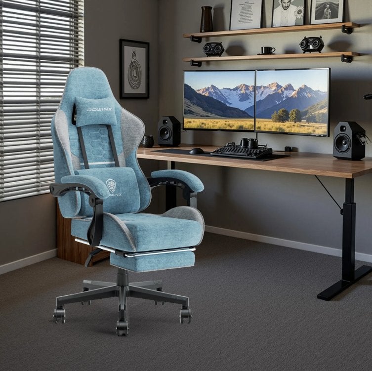 Ergonomische Bureaustoel - Gamestoel - Office Chair - Gaming, Huis en Inrichting, Blauw, Nieuw, Ophalen of Verzenden, Bureaustoel
