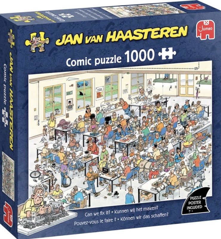 Jan van Haasteren - Kunnen Wij Het Maken? - 1000 stukjes, Ophalen of Verzenden, 500 t/m 1500 stukjes, Nieuw, Legpuzzel