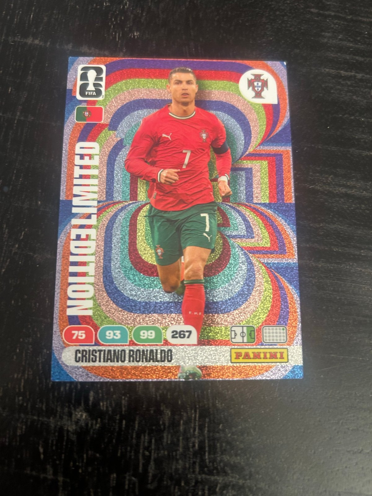 FIFA World Cup 2026 Adrenalyn XL Cristiano Ronaldo kaart, Ophalen of Verzenden, Zo goed als nieuw, Buitenlandse clubs, Spelerskaart