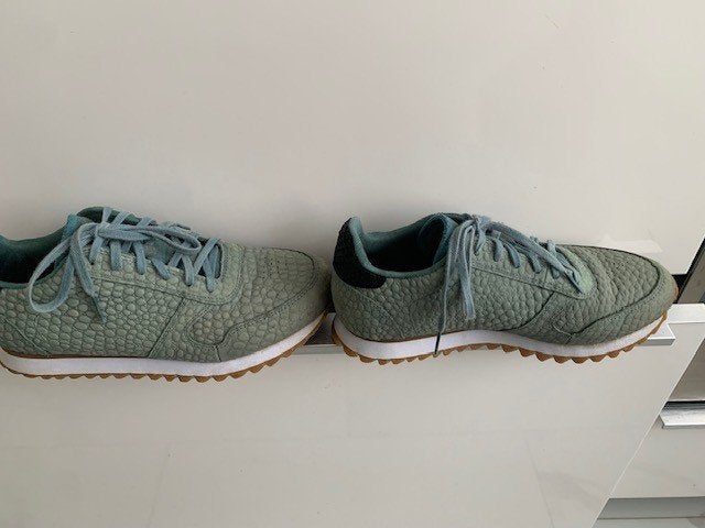 Woden nubuck Scandinavian sneakers Mt 38 zolen, Overige kleuren, Verzenden, WODEN, Sneakers of Gympen