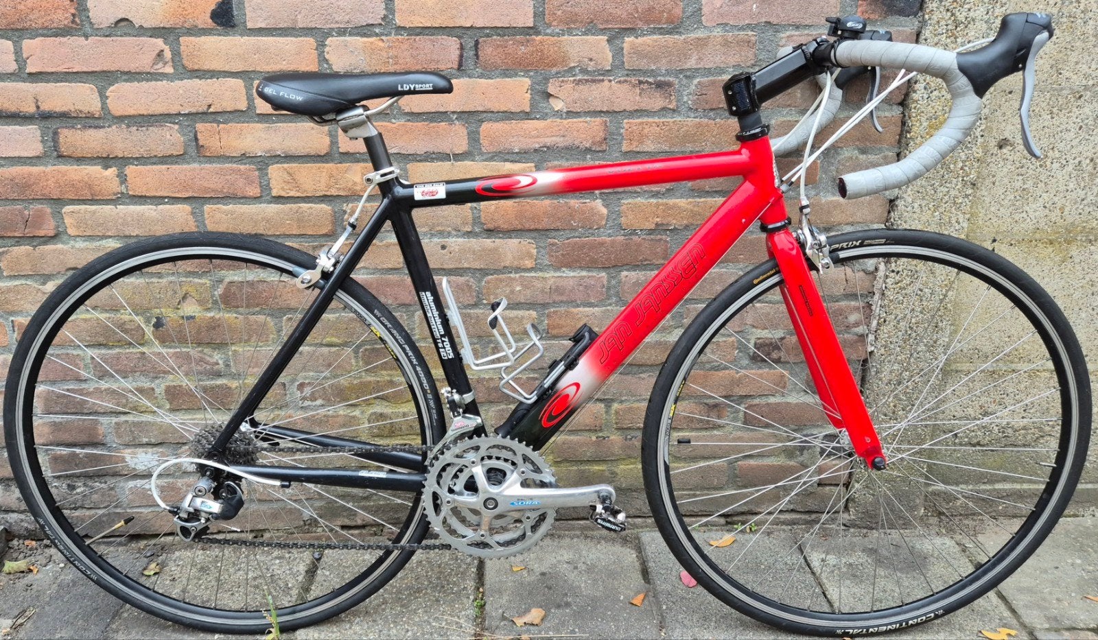te koop jan janssen racefiets in nette staat, Fietsen en Brommers, Fietsen | Racefietsen, Gebruikt, Velgrem, Aluminium, 49 tot 53 cm