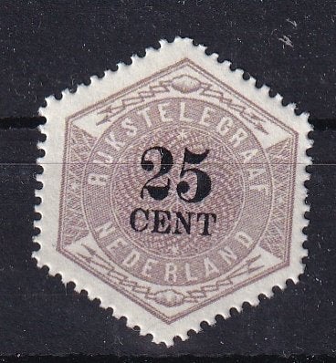 D68) 1877 NL Telegram TG 7 €4750 MNH geen gar, Verzenden, T/m 1940, Postfris