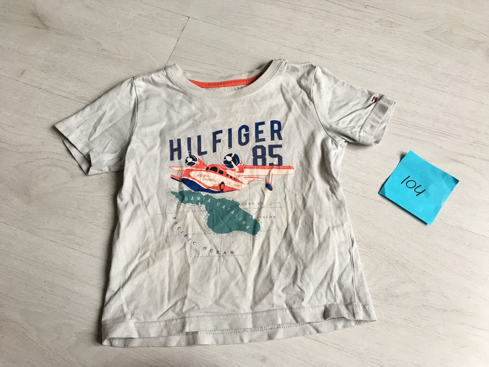 Tommy Hilfiger shirt maat 104, Kinderen en Baby's, Kinderkleding | Maat 104, Ophalen, Zo goed als nieuw, Jongen, Shirt of Longsleeve