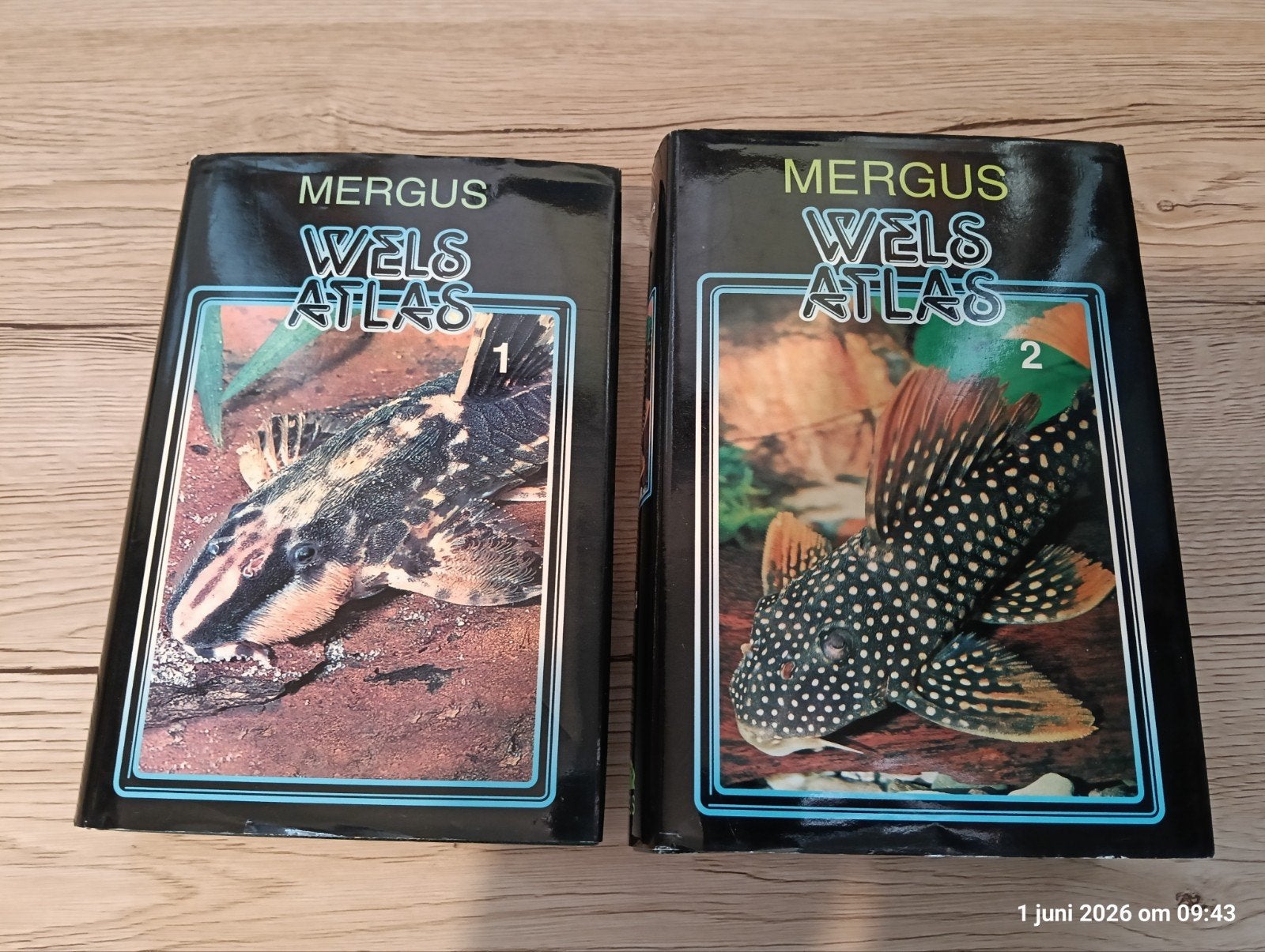 Mergus, Wels Atlas I & II, Ophalen of Verzenden, Zo goed als nieuw, Vissen, Ingo Seidel & Hans-georg Evers