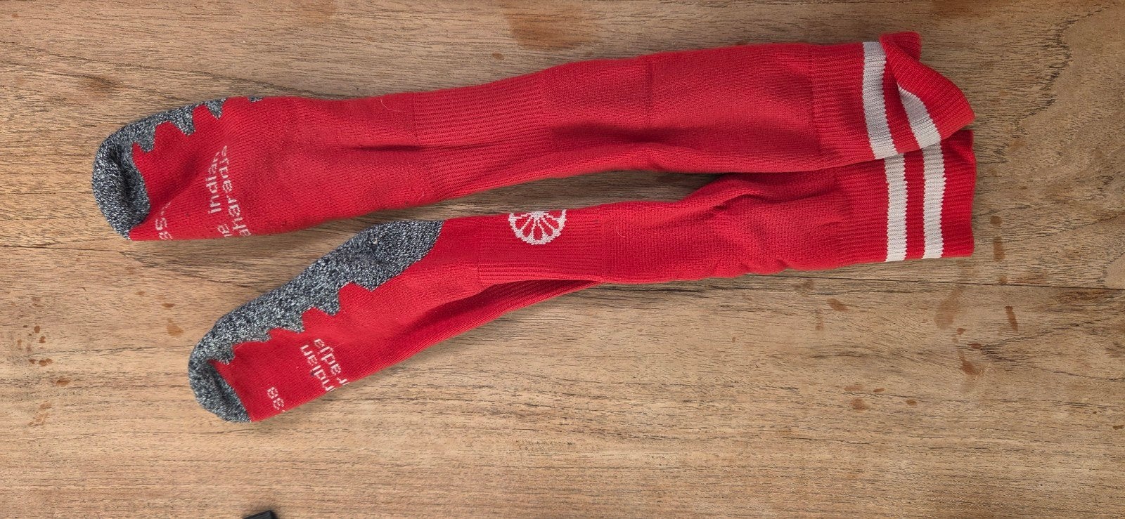 Rode hockeysokken Gmhc (Goes) - Indian Maharadja, Ophalen of Verzenden, Gebruikt, Kleding