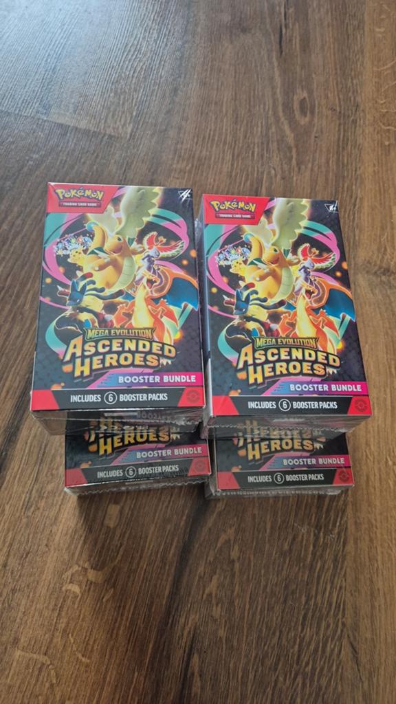 Pokémon Mega Evolution Ascended Heroes Booster Bundle 10+, Hobby en Vrije tijd, Verzamelkaartspellen | Pokémon, Ophalen of Verzenden
