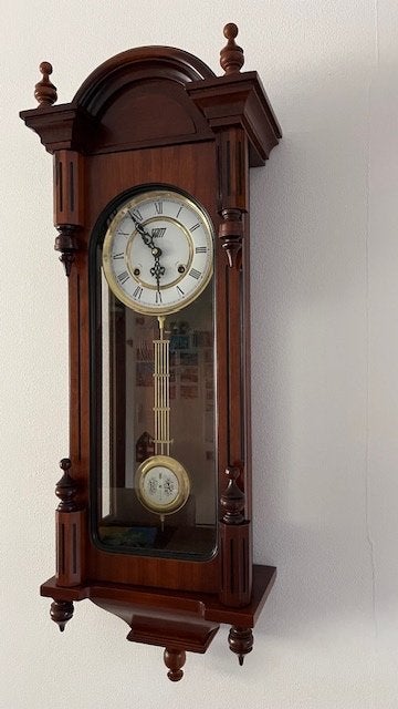 Wandklok in perfecte staat. 1 X per maand opwinden. Slaat el, Ophalen, Gebruikt, Wandklok