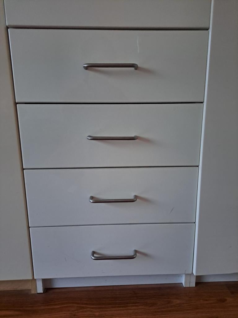 Pax hoogglans laden wit 4 stuks 5 euro per stuk, Huis en Inrichting, Kasten | Ladekasten, Ophalen of Verzenden, 50 tot 75 cm, 50 tot 100 cm