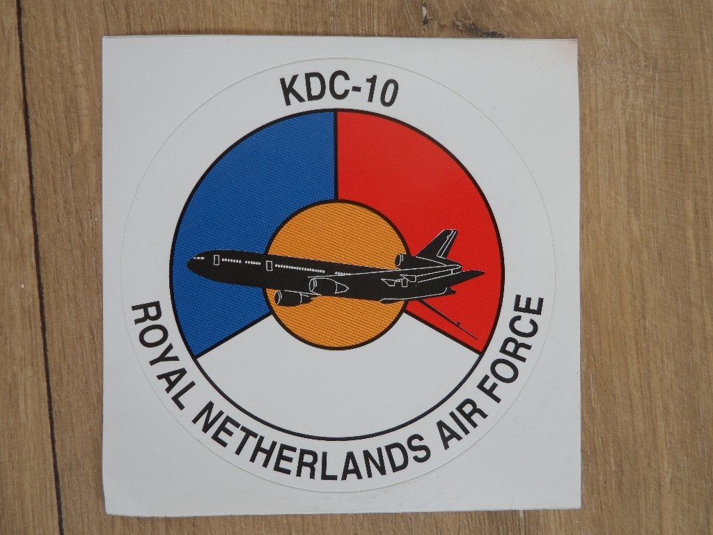 Sticker KLu KDC 10 RNLAF, nieuw, Ophalen of Verzenden, Landmacht, Nederland
