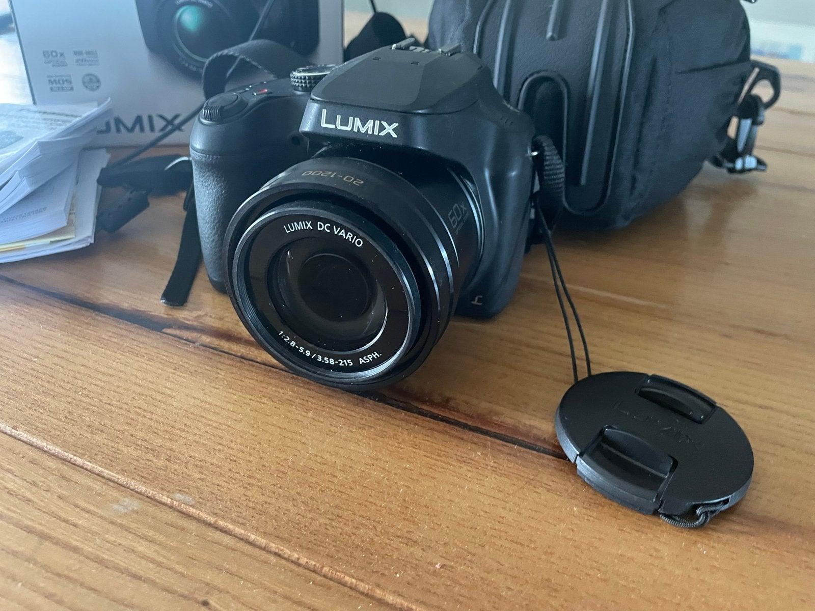 Panasonic Lumix DC-FZ82 Bridgecamera met 60x zoom, Panasonic, Beeldstabilisatie, Ophalen of Verzenden, Zo goed als nieuw