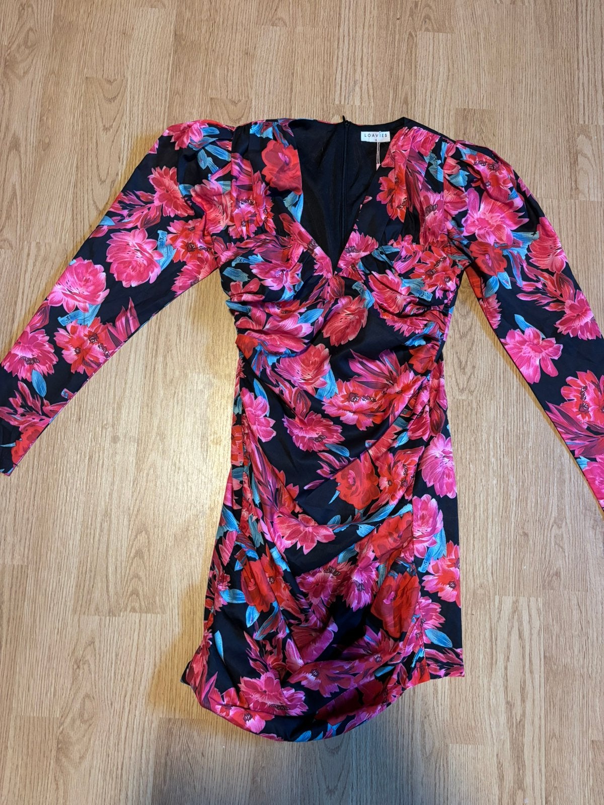 loavies bloemen jurk, Overige kleuren, Nieuw, Ophalen of Verzenden, Maat 36 (S)
