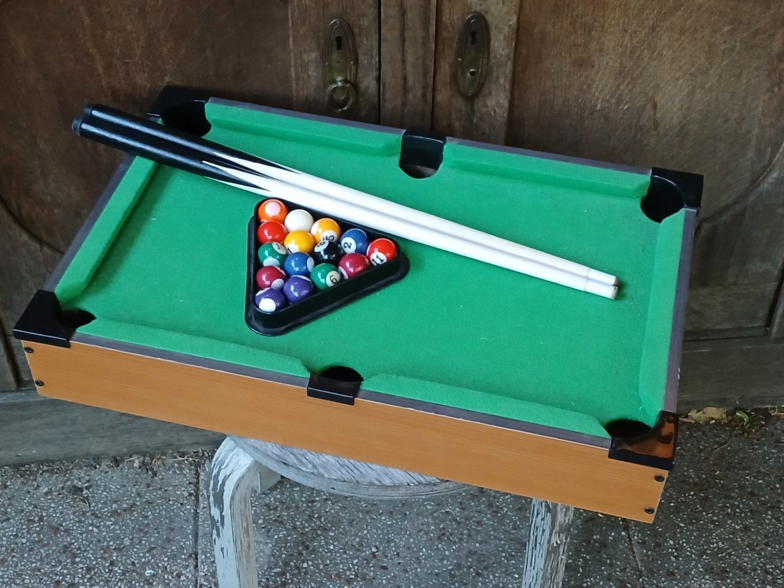 Mini Pooltafel HEMA - Compact en Compleet Biljartspel, Ophalen of Verzenden, Gebruikt