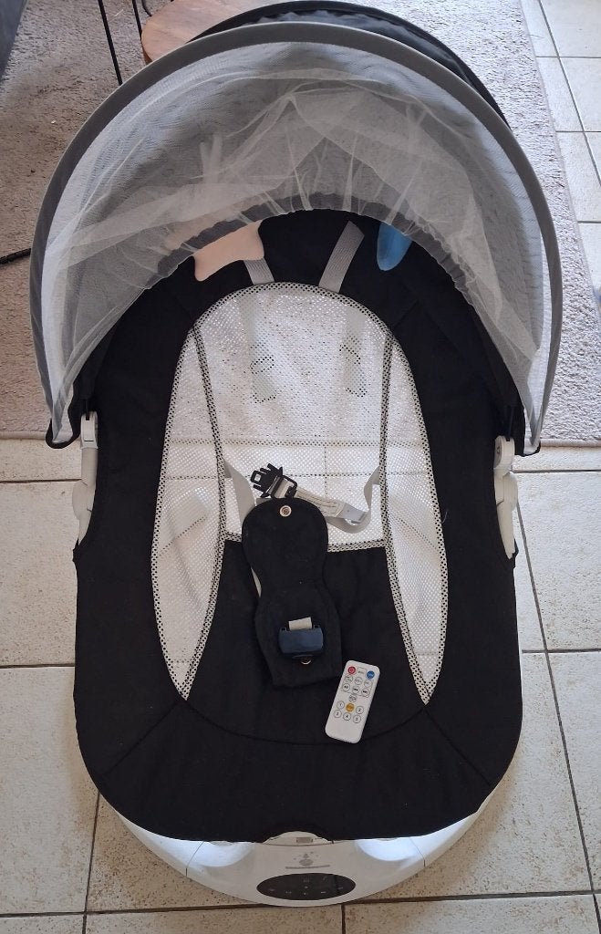 schommelstoel baby, Ophalen, Gebruikt, Schommelstoel, Met gordel(s) of riempje(s)