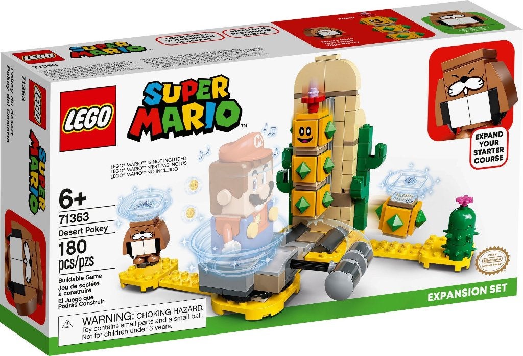 LEGO 71363 Desert Pokey (Super Mario, Expansion), Overige thema's, Nieuw, Ophalen of Verzenden, Complete set