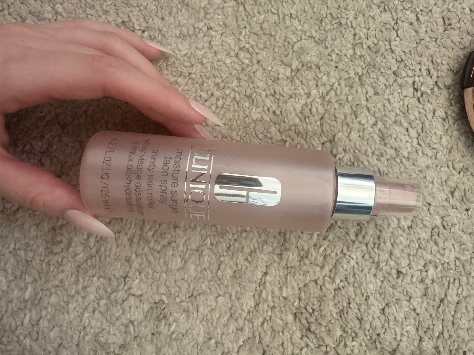 Clinique Moisture Surge Face Spray - Hydraterende Spray, Ophalen of Verzenden, Zo goed als nieuw, Gehele gezicht, Verzorging