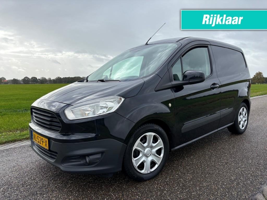 Ford TRANSIT COURIER 1.5 TDCI AMBIENTE / AIRCO / CRUISE / NA, Auto's, 1498 cc, 4 cilinders, Zwart, Origineel Nederlands