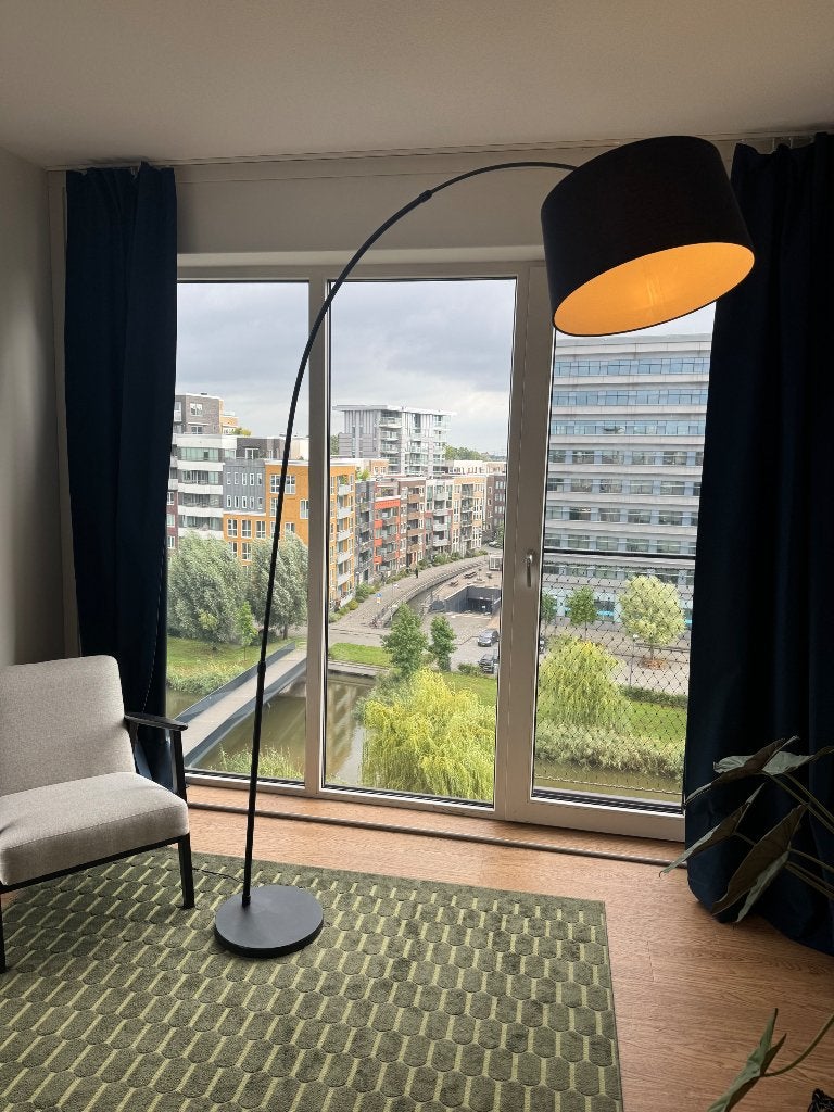 Supermooi Vloerlamp Booglamp, Huis en Inrichting, Ophalen, Zo goed als nieuw, 150 tot 200 cm