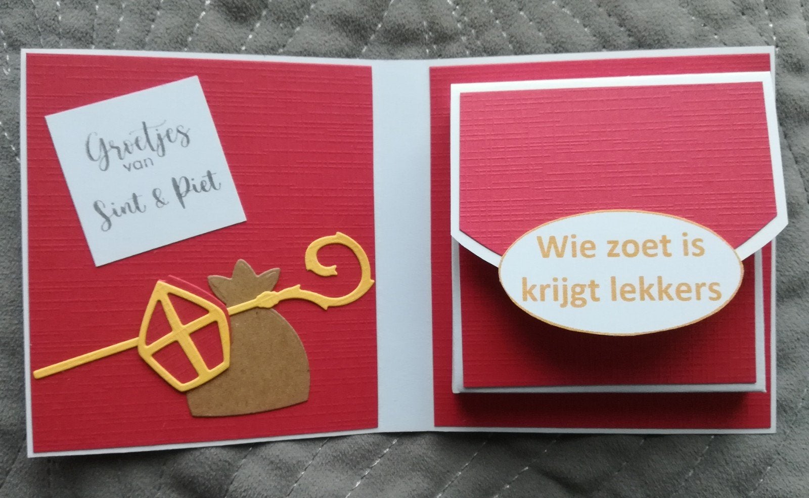 Zelfgemaakt sinterklaas boek sint merci chocolade thee, Ophalen of Verzenden, Nieuw, Overige thema's
