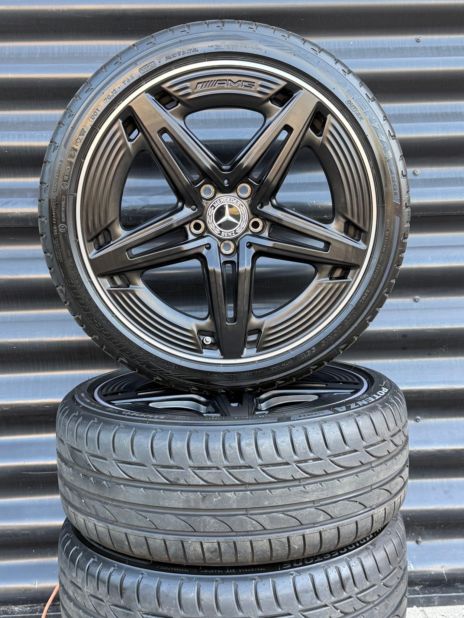19” Nwe Mercedes Amg A35 W177 Cla A B velgen  banden, Gebruikt, -, -, Banden en Velgen