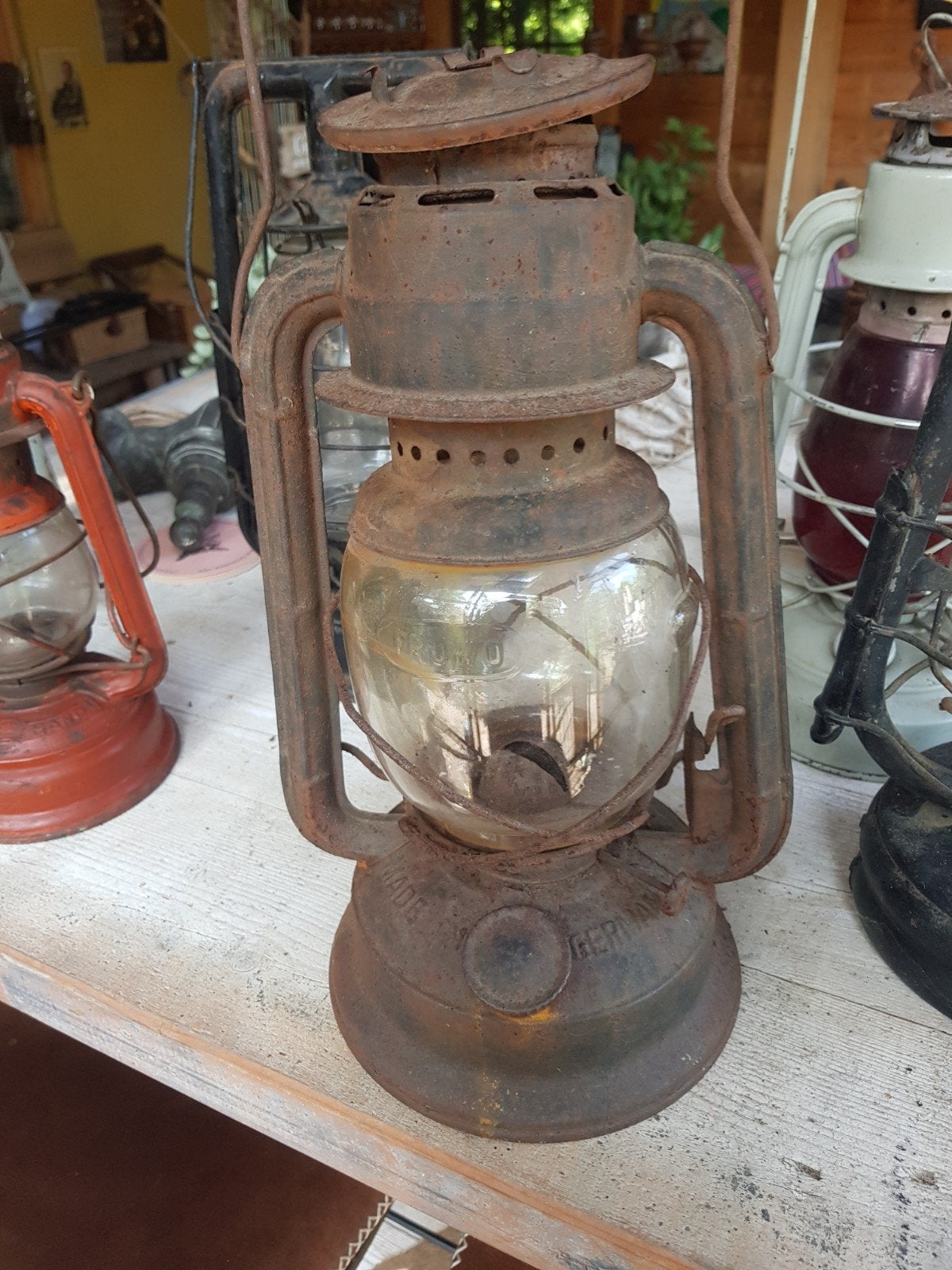 Frowo 240 stormlamp, Antiek en Kunst, Antiek | Lampen, Ophalen of Verzenden