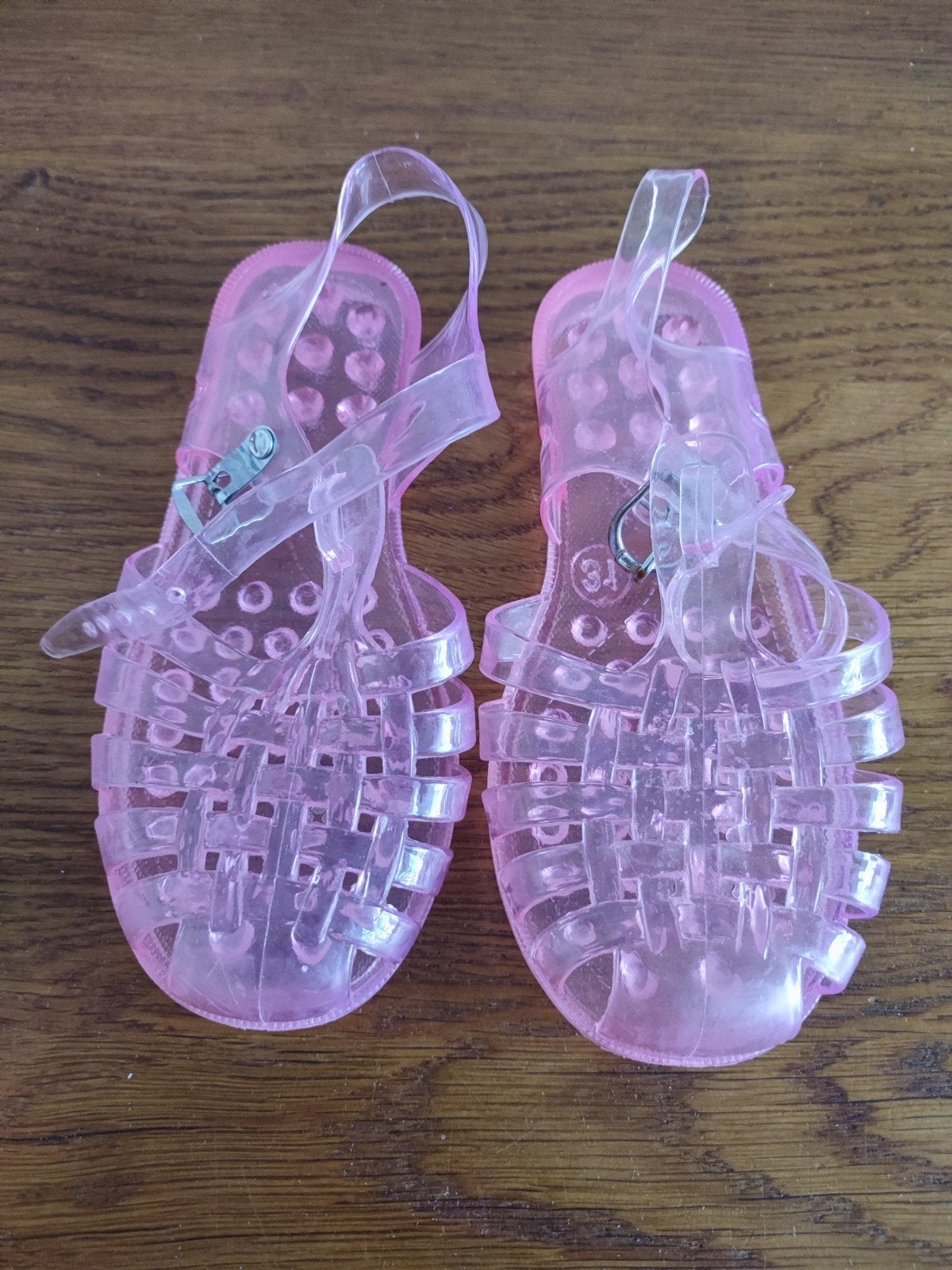 Roze plastic waterschoenen maat 31, Gebruikt, Jongen of Meisje, Schoenen, Ophalen of Verzenden