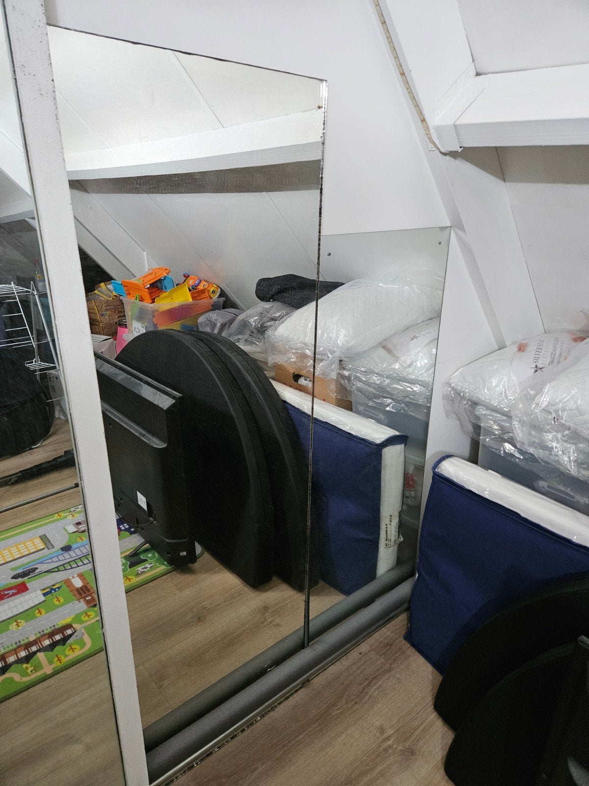 3 Spiegels, Huis en Inrichting, Woonaccessoires | Spiegels, Ophalen, Zo goed als nieuw, 150 tot 200 cm, Rechthoekig