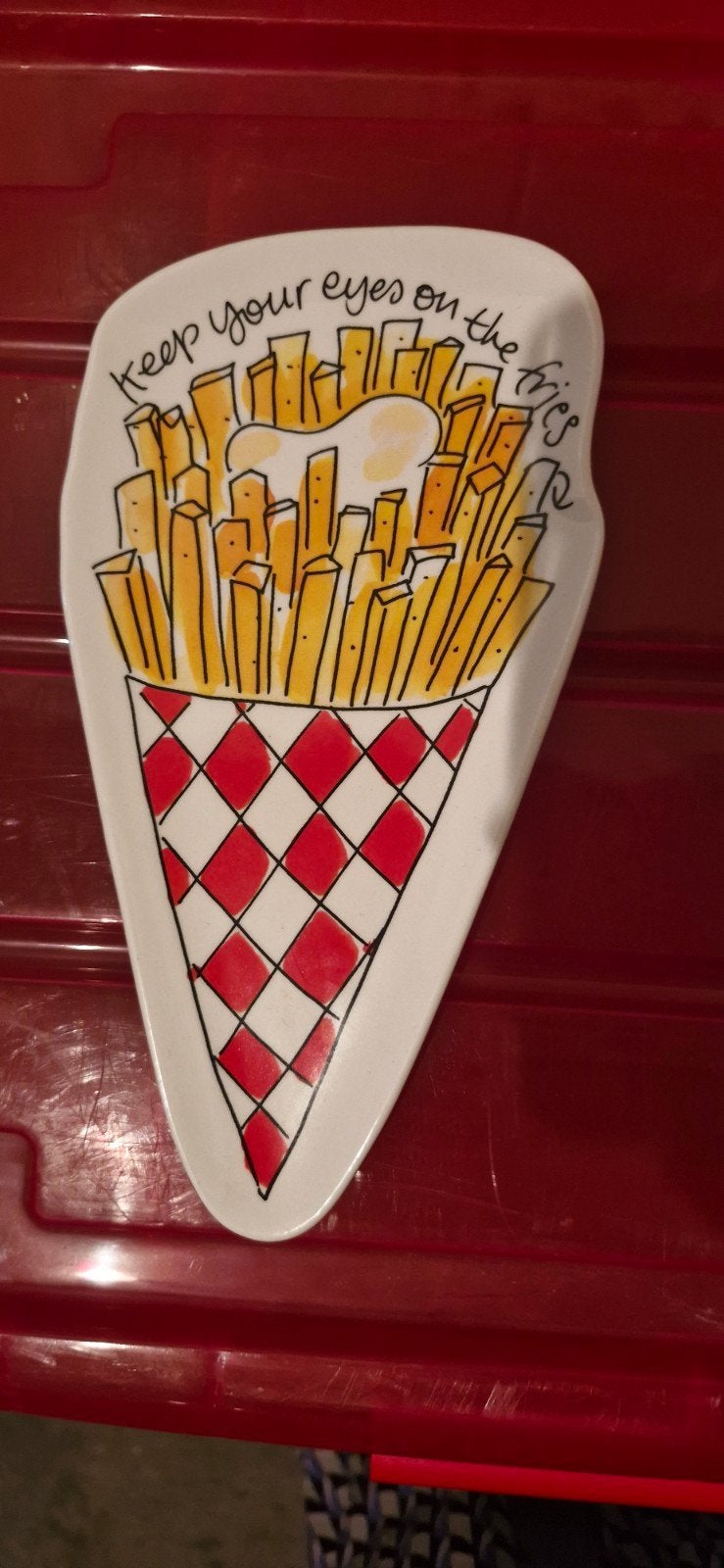 Blond Amsterdam snackbordjes - Burger & Friet, Huis en Inrichting, Ophalen, Zo goed als nieuw, Bord(en), Aardewerk