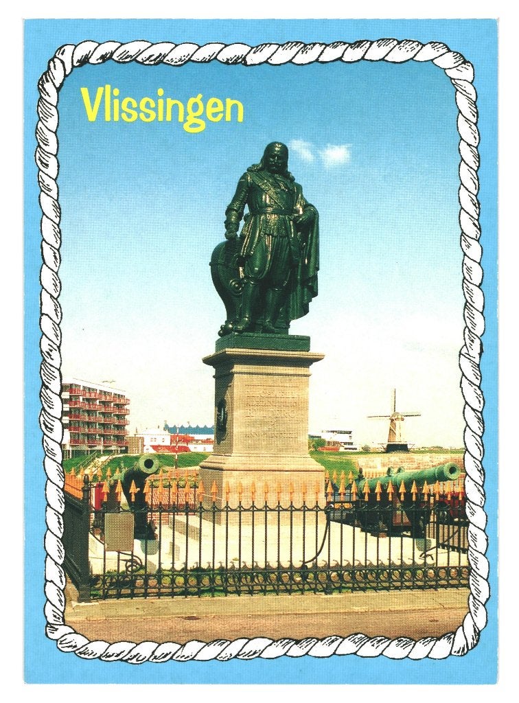 41644 Vlissingen 80+ ZL De Ruyter mooie kaart Onbeschreven, Ophalen of Verzenden, 1980 tot heden, Ongelopen, Zeeland
