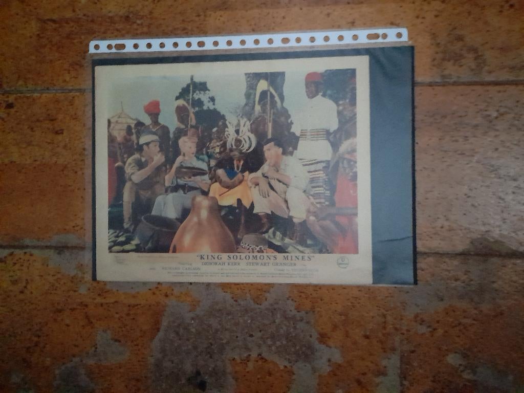 King Solomon's Mines Filmfoto 1950 Deborah Kerr S Granger, Ophalen of Verzenden, Zo goed als nieuw, Foto of Kaart