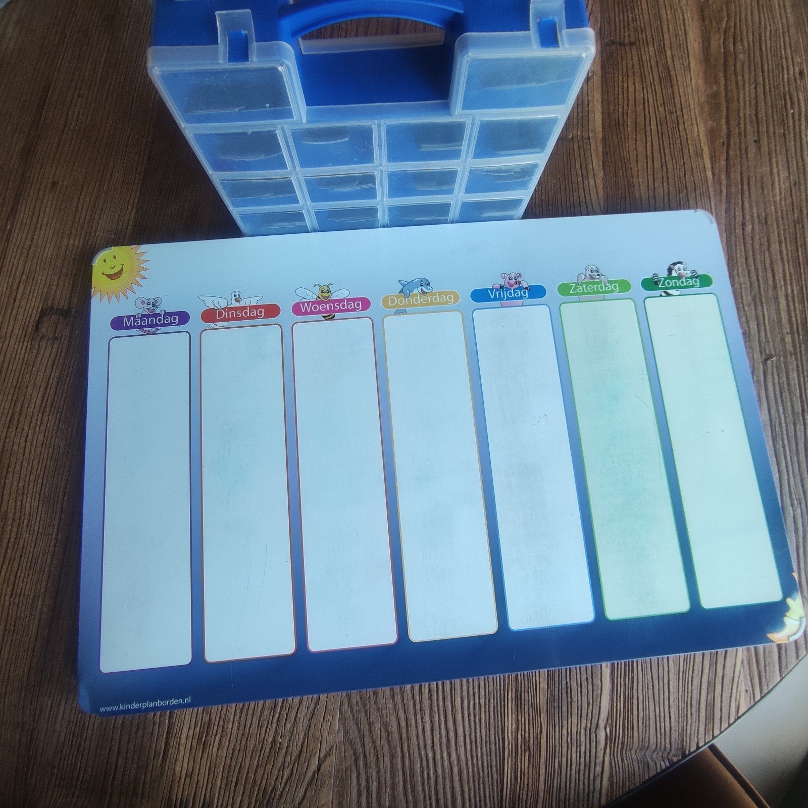Planbord met magneetjes - Dagplanner, Ophalen of Verzenden, Gebruikt, Ontdekken