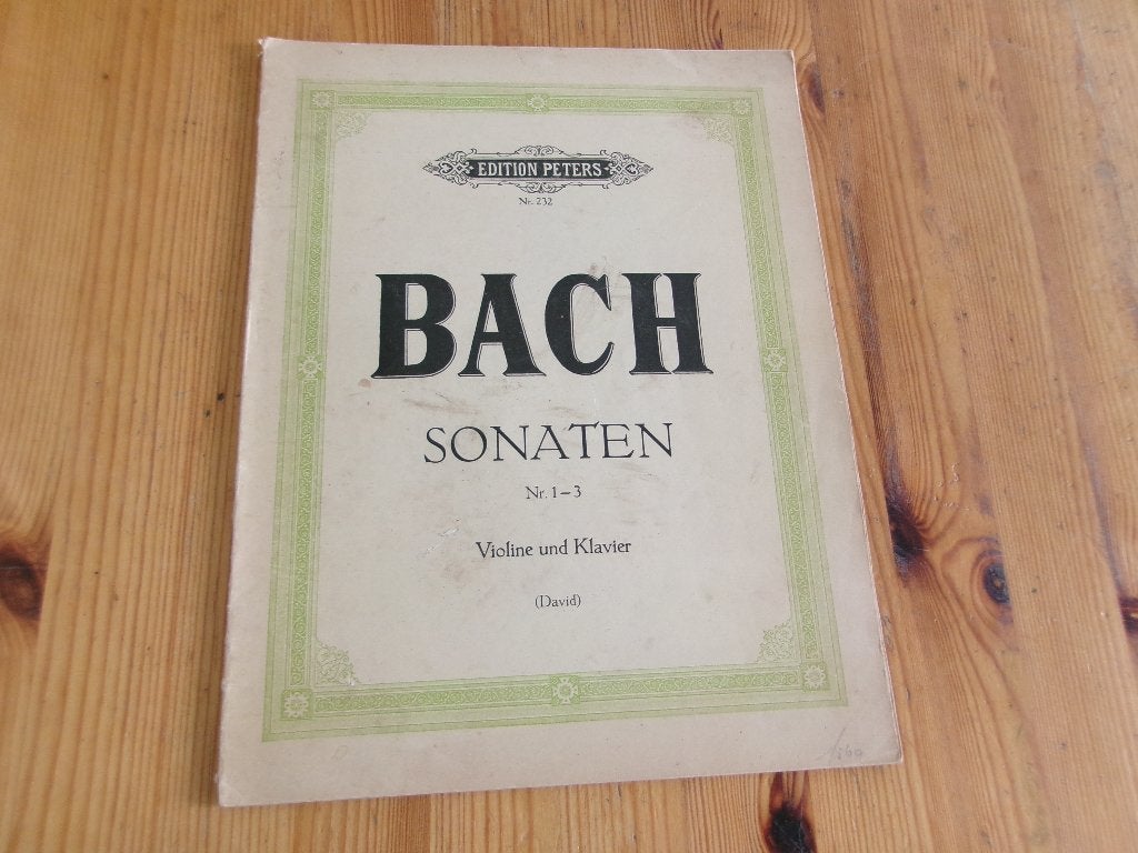 Bach - Sonaten 1-3, Gebruikt, Klassiek, Ophalen of Verzenden, Viool of Altviool