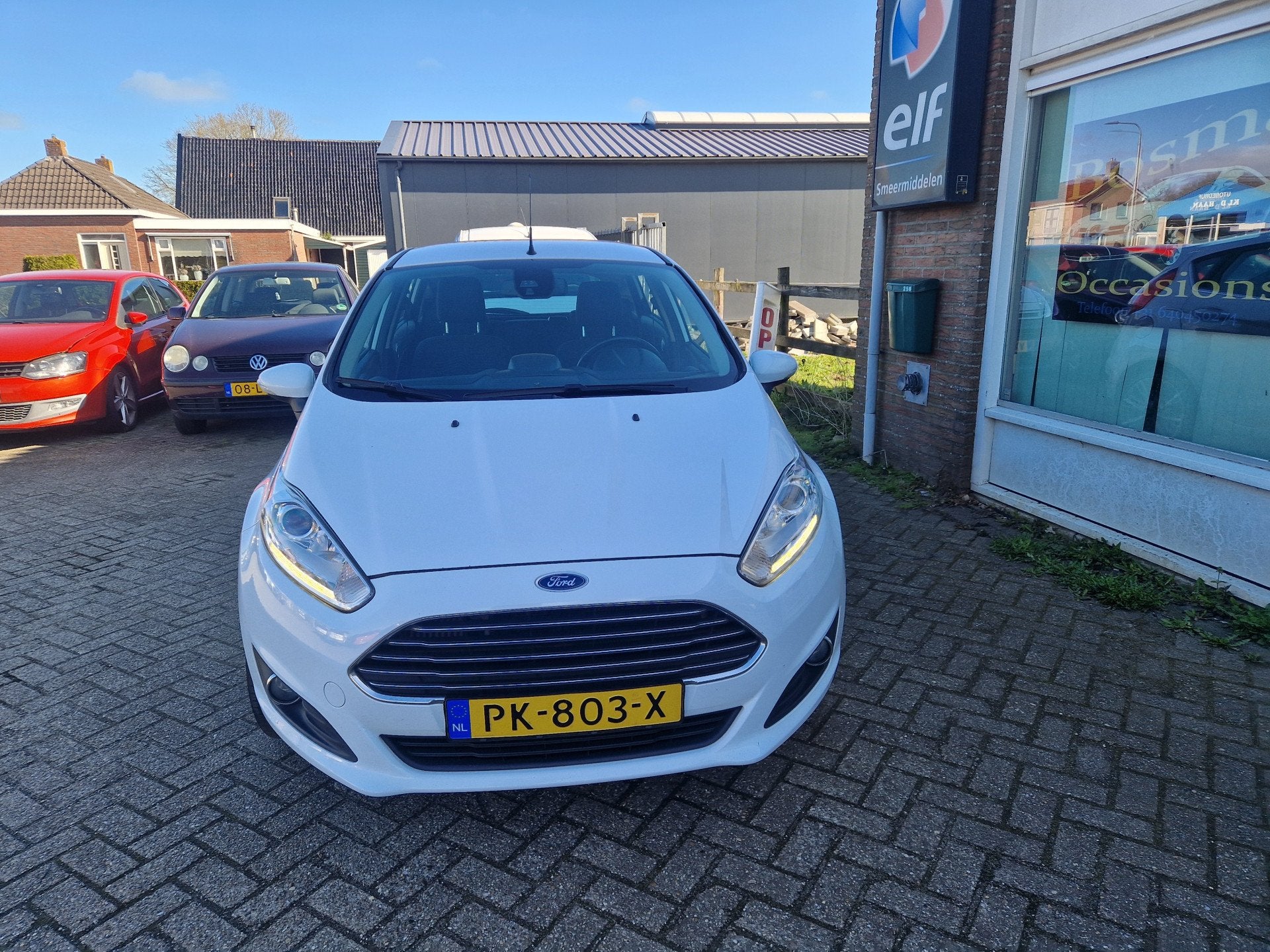 Ford Fiesta 1.0i "Titanium" Navi - Clima - 5 Deurs ! Automaa, Euro 5, Wit, Bedrijf, Grijs