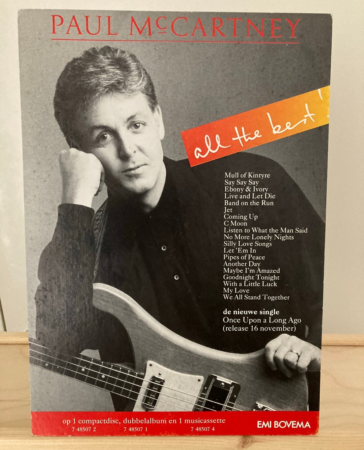 Paul McCartney winkeldisplay, Ophalen of Verzenden, Foto of Kaart