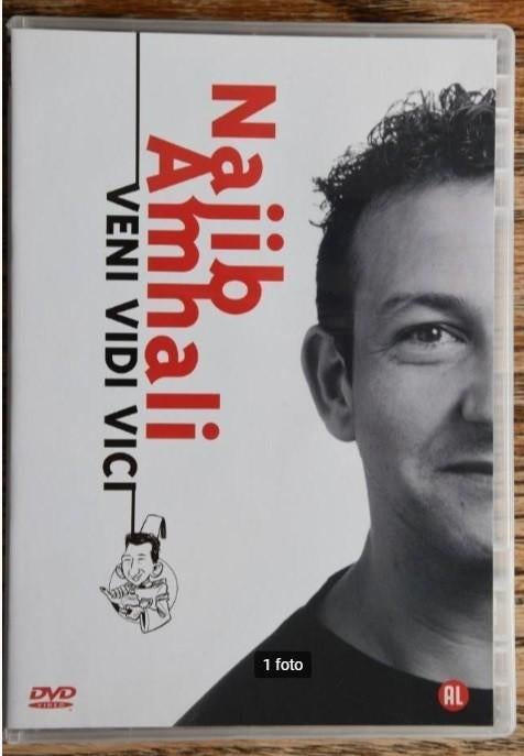 NAJIB AMHALI VENI VIDI VICI komisch theater cabaret DVD, Alle leeftijden, Ophalen of Verzenden, Zo goed als nieuw, Stand-up of Theatershow
