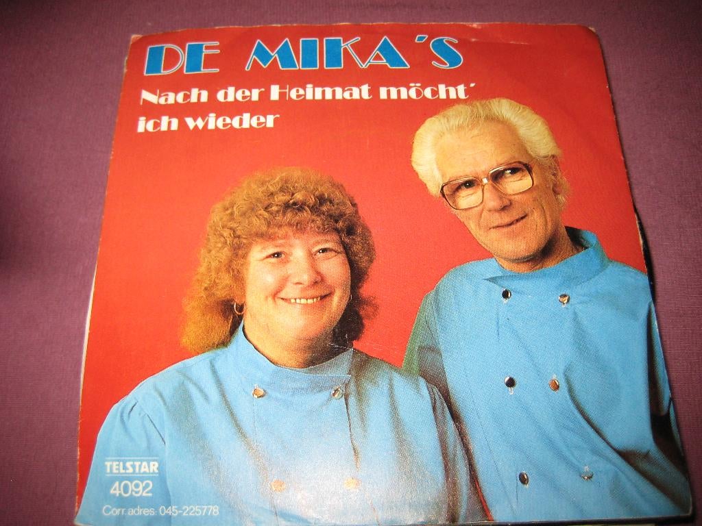 De Mika`s: Lass mein Herz nicht weinen, Ophalen of Verzenden, Zo goed als nieuw, Pop, Single