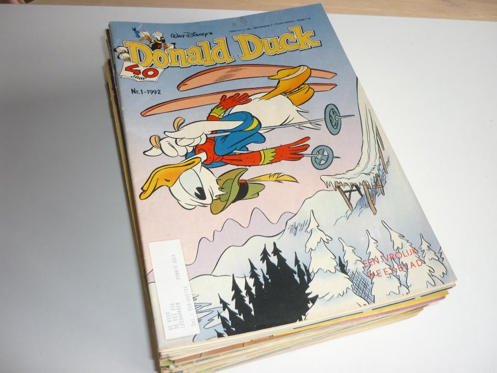 Donald Duck weekblad: complete jaargang 1992, Gelezen, Complete serie of reeks, Europa, Ophalen of Verzenden