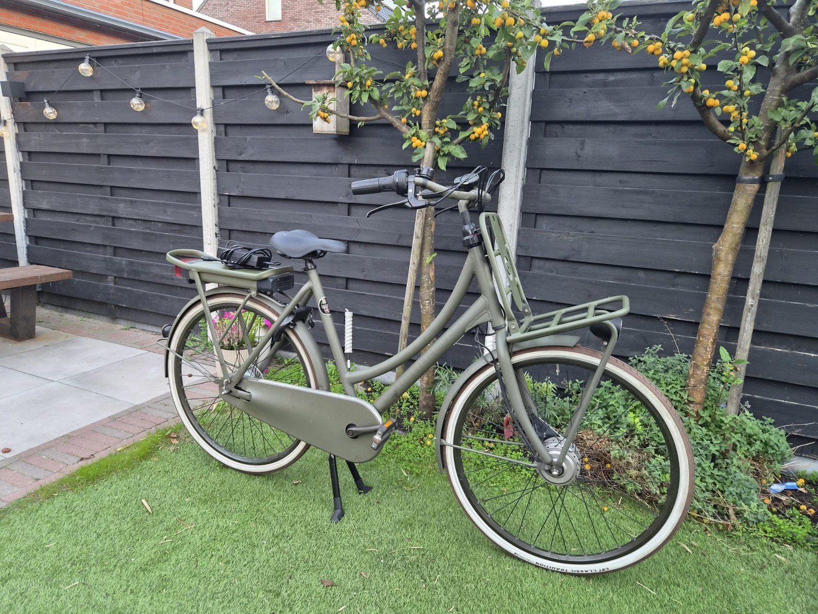 Mooie Cortina E-U4 57cm transportfiets matgroen, 55 tot 59 cm, Ophalen, Gebruikt, Cortina