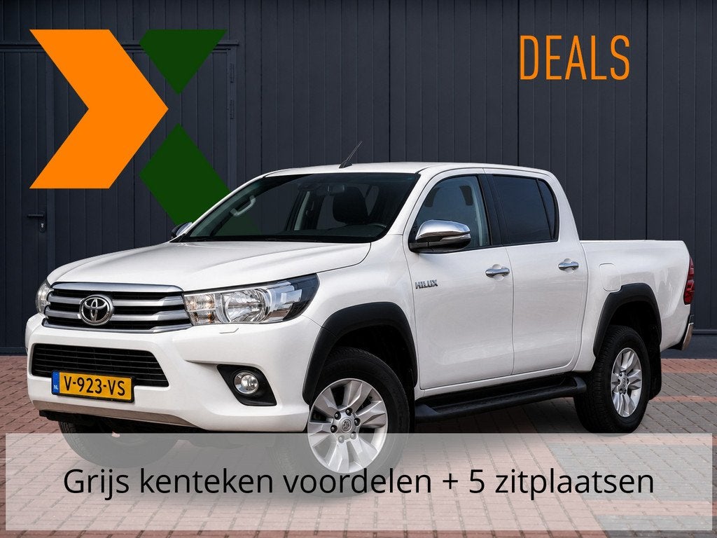 Toyota Hilux 2.4 D-4D-F Double Cab Professional Automaat DC, Auto's, Automaat, Stof, Gebruikt, 4 cilinders