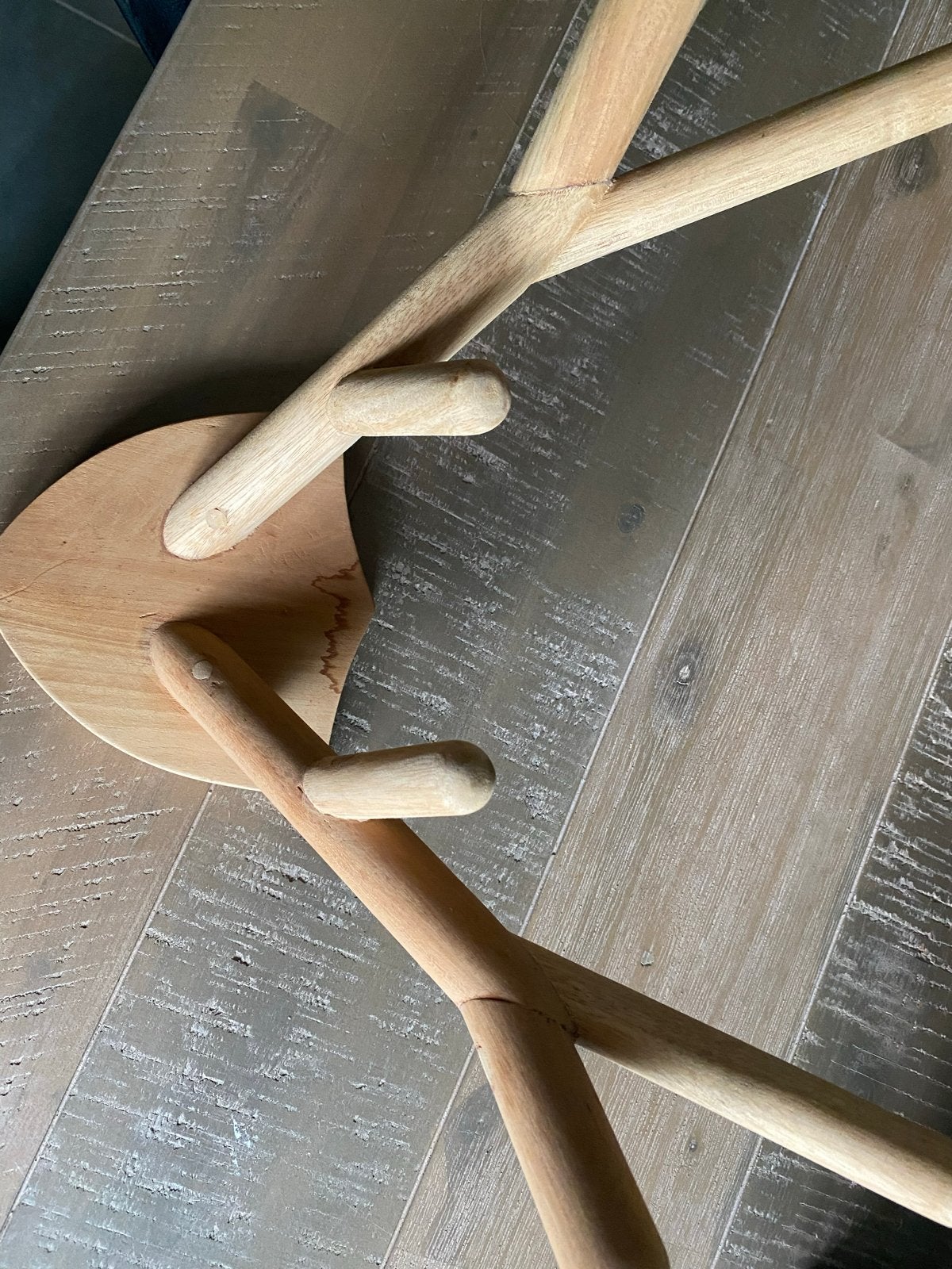 HKliving houten wandkapstok, Wandkapstok, Gebruikt, Ophalen of Verzenden, Minder dan 100 cm