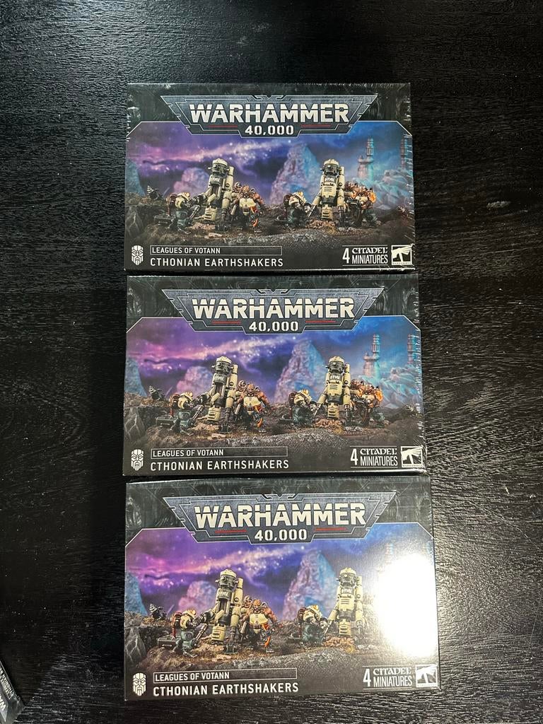 Warhammer 40.000 Leagues of Votann Cthonian Earthshakers, Hobby en Vrije tijd, Wargaming, Ophalen of Verzenden, Nieuw, Warhammer 40000