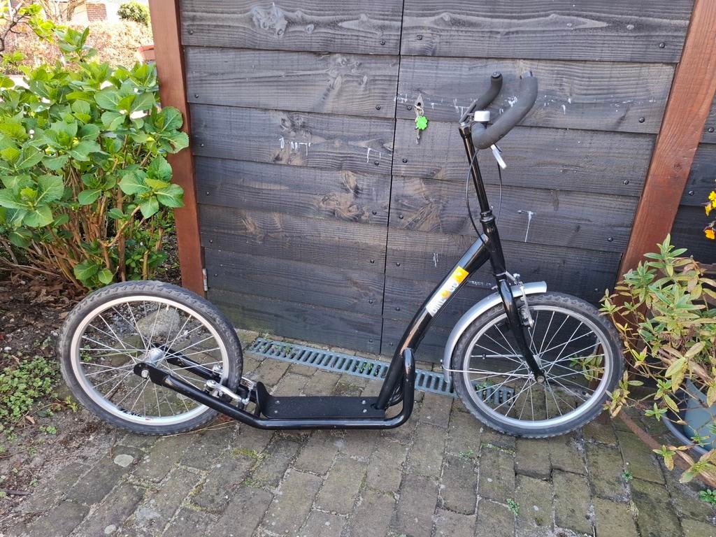 Step met grote wielen, Ophalen